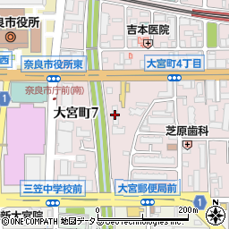 Ａ奈良市カギの緊急隊・３６５日２４時間　奈良市役所東センター周辺の地図