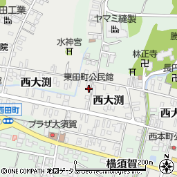 東田町公民館周辺の地図