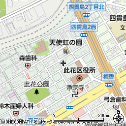 古江神具店周辺の地図
