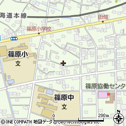 静岡県浜松市中央区篠原町20218周辺の地図