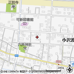 静岡県浜松市中央区小沢渡町1114周辺の地図