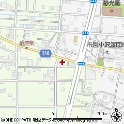 静岡県浜松市中央区篠原町22522周辺の地図