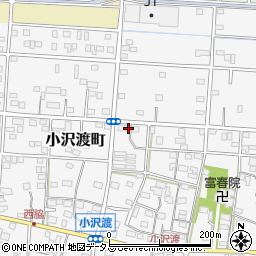静岡県浜松市中央区小沢渡町351周辺の地図