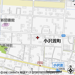 静岡県浜松市中央区小沢渡町324周辺の地図