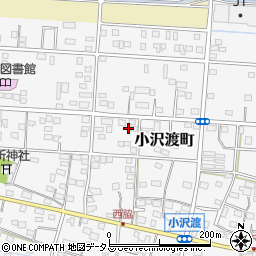 静岡県浜松市中央区小沢渡町326周辺の地図