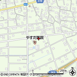 静岡県浜松市中央区篠原町20893周辺の地図