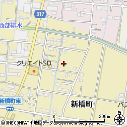 静岡県浜松市中央区新橋町86周辺の地図