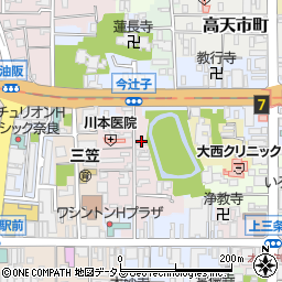 奈良県奈良市今辻子町19周辺の地図