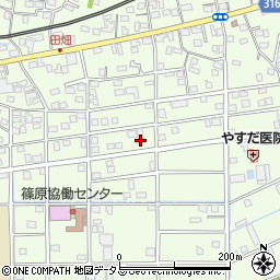 静岡県浜松市中央区篠原町20546周辺の地図