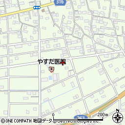 静岡県浜松市中央区篠原町20892周辺の地図