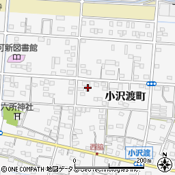 静岡県浜松市中央区小沢渡町315周辺の地図