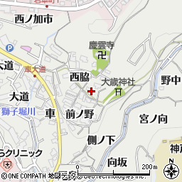 兵庫県神戸市須磨区車松ケ原545周辺の地図