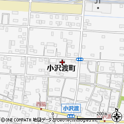 静岡県浜松市中央区小沢渡町338周辺の地図
