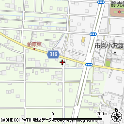 静岡県浜松市中央区篠原町22519周辺の地図
