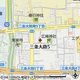 尼辻町東方公民館周辺の地図