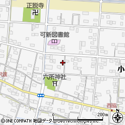 静岡県浜松市中央区小沢渡町1104周辺の地図