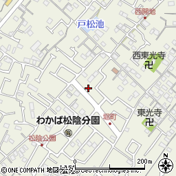 兵庫県明石市大久保町周辺の地図