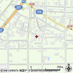 静岡県浜松市中央区篠原町22080周辺の地図