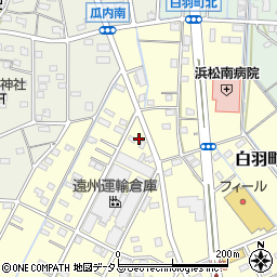 静岡県浜松市中央区白羽町111周辺の地図