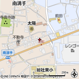 岡山県総社市南溝手377周辺の地図