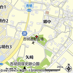 愛知県田原市吉胡町郷中1周辺の地図