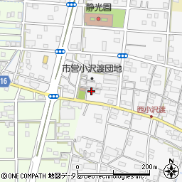 静岡県浜松市中央区小沢渡町1362周辺の地図