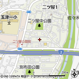 兵庫県神戸市西区二ツ屋周辺の地図