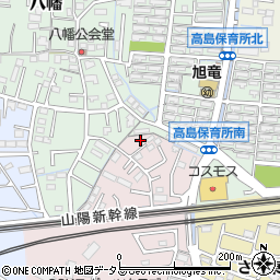 安田コーポ１号棟周辺の地図