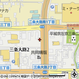 フィアット奈良周辺の地図