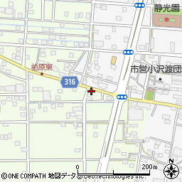 静岡県浜松市中央区篠原町22521周辺の地図