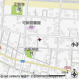 静岡県浜松市中央区小沢渡町1107周辺の地図