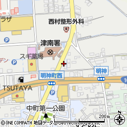 矢野防災設備株式会社津営業所周辺の地図