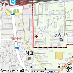 岡山県岡山市東区宍甘176周辺の地図