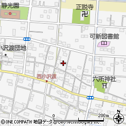 静岡県浜松市中央区小沢渡町1078周辺の地図
