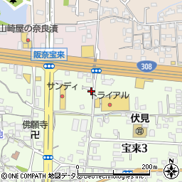 なら工務店周辺の地図