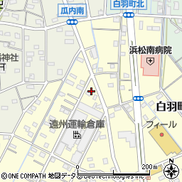 静岡県浜松市中央区白羽町110周辺の地図