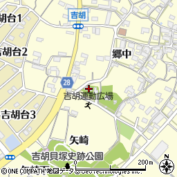 愛知県田原市吉胡町郷中2周辺の地図