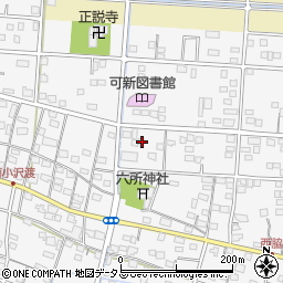 静岡県浜松市中央区小沢渡町1100周辺の地図