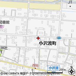 静岡県浜松市中央区小沢渡町325周辺の地図