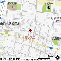 静岡県浜松市中央区小沢渡町1076周辺の地図