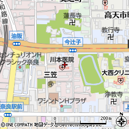 奈良県奈良市今辻子町30-1周辺の地図