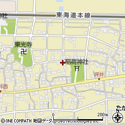 静岡県浜松市中央区坪井町1333-2周辺の地図