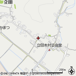 岡山県岡山市北区立田497-1周辺の地図