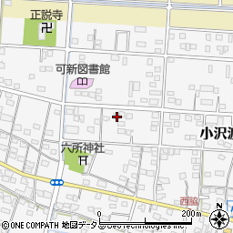 静岡県浜松市中央区小沢渡町1109周辺の地図