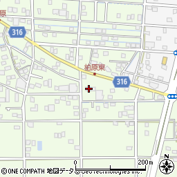 静岡県浜松市中央区篠原町22505周辺の地図