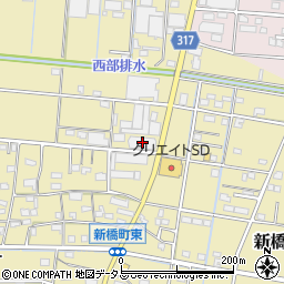 静岡県浜松市中央区新橋町193周辺の地図