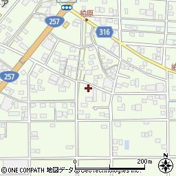 静岡県浜松市中央区篠原町22077周辺の地図