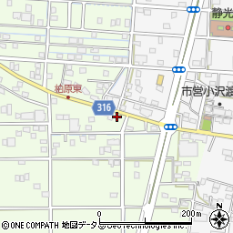 静岡県浜松市中央区篠原町22517周辺の地図
