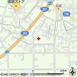 静岡県浜松市中央区篠原町22060周辺の地図