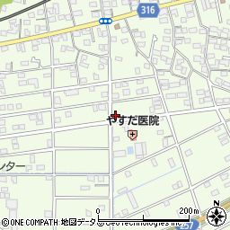 静岡県浜松市中央区篠原町20900周辺の地図